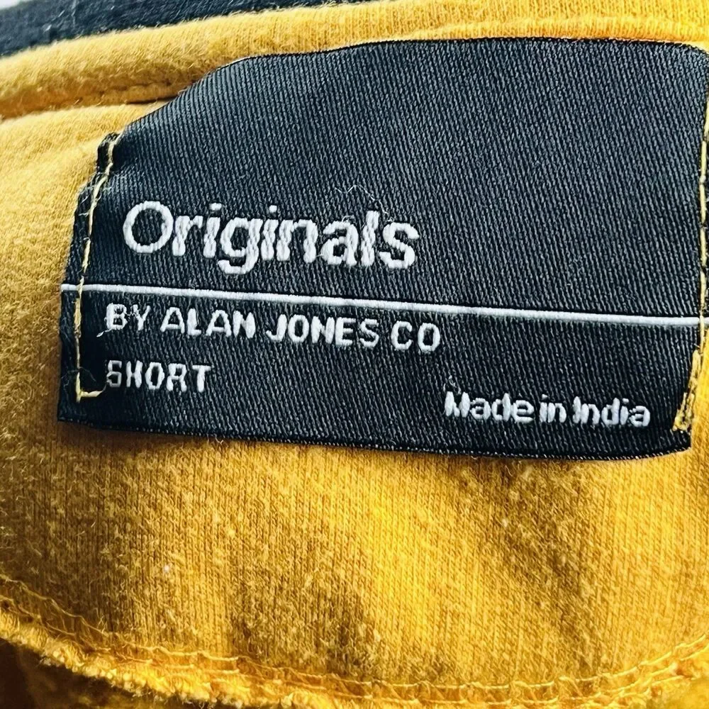 Originals by Alan Jones Boys S Mustard Yellow Full Zip Fleece Hoodie Skater